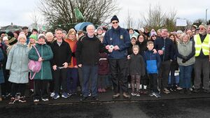 Monasterevin turns out for the St Brigid Camino walk