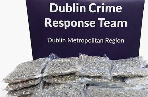 Man (20s) arrested after €500k of cannabis seized in Co Dublin - News ...