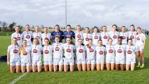 <p class="contextmenu internal_Caption">The Kildare side that took to the field for their clash with Dublin in Division 1 of the National Football League at O’Dwyers GAA, Balbriggan, on Sunday. All Photos: Aisling Hyland.</p>