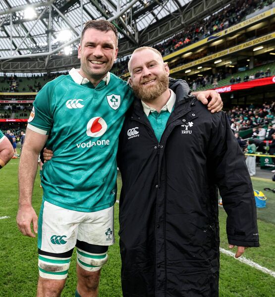 Tadhg Beirne and Jeremy Loughman. Photo: INPHO