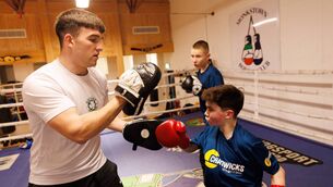 <p>Tomás Carroll (Setanta Boxing Club, Newbridge) recently won the chance to train with Olympian and Irish national champions Jack Marley and Jennifer Lehane. The competition was run by Chadwicks, Ireland’s leading builders’ providers and proud supporters of Jack and Jennifer. </p> <p>Tomás Carroll (Setanta Boxing Club, Newbridge) recently won the chance to train with Olympian and Irish national champions Jack Marley and Jennifer Lehane. The competition was run by Chadwicks, Ireland’s leading builders’ providers and proud supporters of Jack and Jennifer. </p>