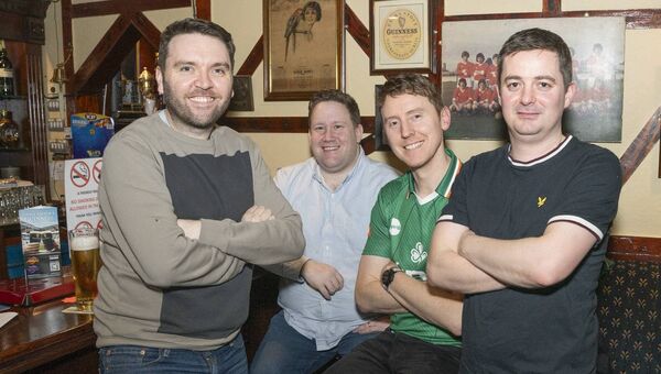 Colm Holligan, Tadhg Bannan, Brendan Kealey and Alan Sunderland