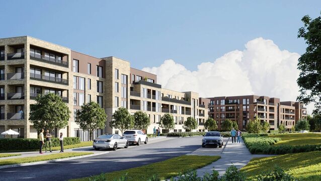 <p>An architect's impression of the new apartments</p>