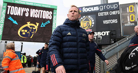 Mike Prendergast to depart Munster at the end of the season