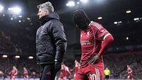 Jeremie Frimpong back in training with Liverpool after five-game absence
