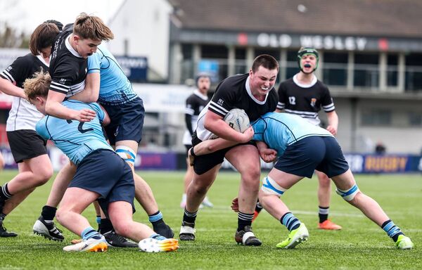 Newbridge's Conleth Murphy surges forward. Photo: INPHO/Nick Elliott Newbridge's Conleth Murphy surges forward. Photo: INPHO/Nick Elliott