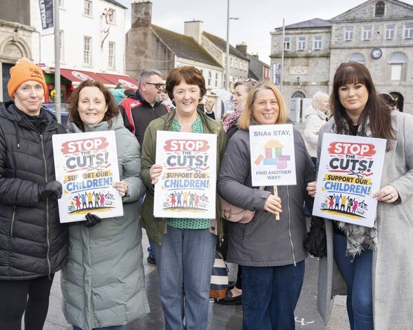 SNA's and parents representing Maganey, Kildangan and Carlow Town