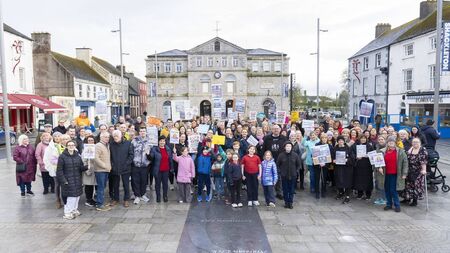 SNAs stage protests in Athy and Newbridge