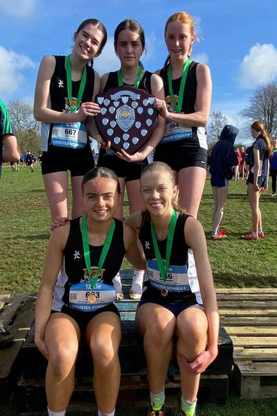Newbridge College winners of the inter girls Newbridge College winners of the inter girls
