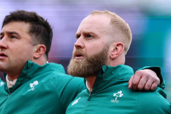Athy's Jeremy Loughman has made himself one of the first names on the team sheet and should start again against Wales on Friday night at the Aviva. Photo: INPHO/Ben Brady