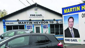 Gardaí investigating damage to Minister's signs during IFA protest in Kildare 
