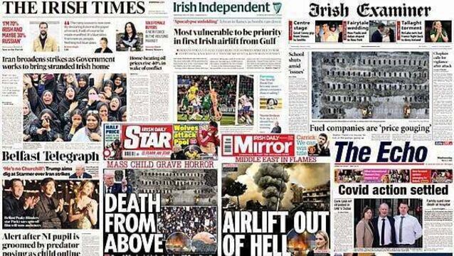What the papers say: Wednesday's front pages