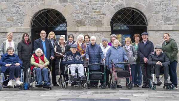 An Bhearú Project in association with Creative Places Athy, St Vincents Hospital Patients, residents, staff, family and friends enjoyed a visit to Athys Shackleton Experience.