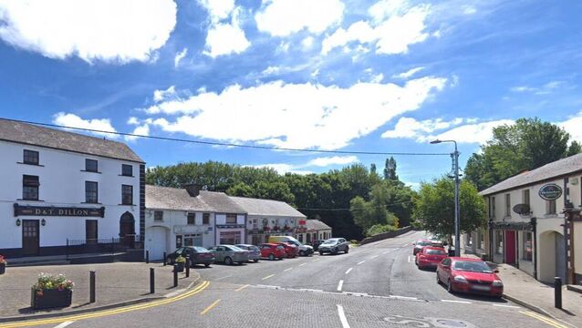 <p>Rathangan Main Street</p>