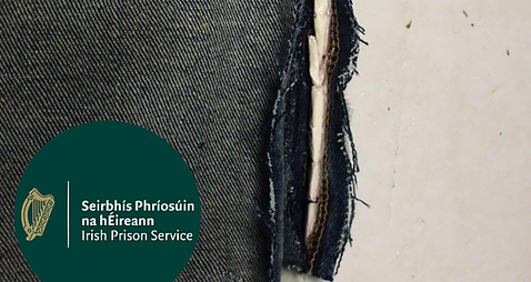 €6,000 of heroin found sown into jeans left for prison inmate