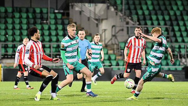 LOI: Dylan Watts' goal gives Shamrock Rovers win over Derry City