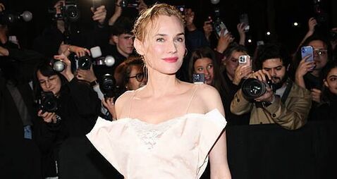 Stars turn out for Victoria Beckham’s power suiting show at Paris Fashion Week