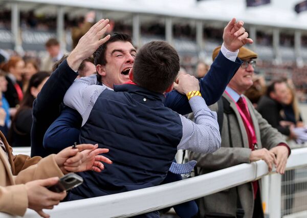 What it means to have a Cheltenham Festival winner - Padraig Roche celebrates success with Brazil at Cheltenham in 2022 Photo: ©INPHO/Dan Sheridan