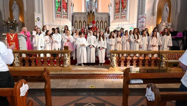 Confirmation class of St Evin's School at St Peters and Paul Monasterevin Photos: Jimmy Fullam 