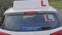 Driving instructor caught using phone behind the wheel in Kildare