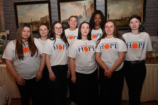 Hope Foundation with some of the volunteers