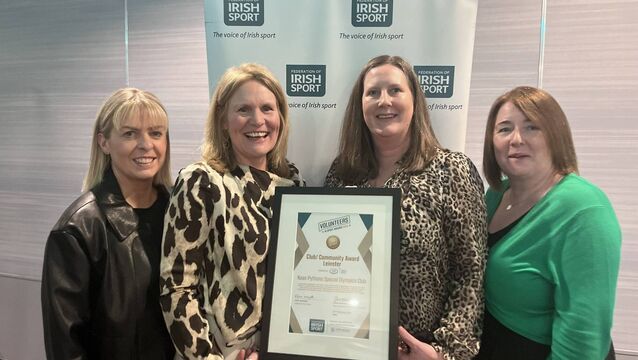 Kildare Special Olympics branch receives regional volunteer award