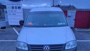 <p>The van was dubbed an 'illegal mobile pharmacy' by Laois gardaí. Photo: An Garda Síochána Laois Offaly</p>