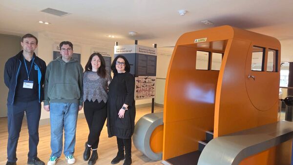 Tour Guide Adam Gutrie, Facilitator Daniel Rafferty, Visual Artist Martina McDonald and Aline FitzGerald Tour Guide Adam Gutrie, Facilitator Daniel Rafferty, Visual Artist Martina McDonald and Aline FitzGerald