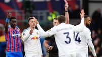 Crystal Palace held to a goalless draw by 10-man Leeds