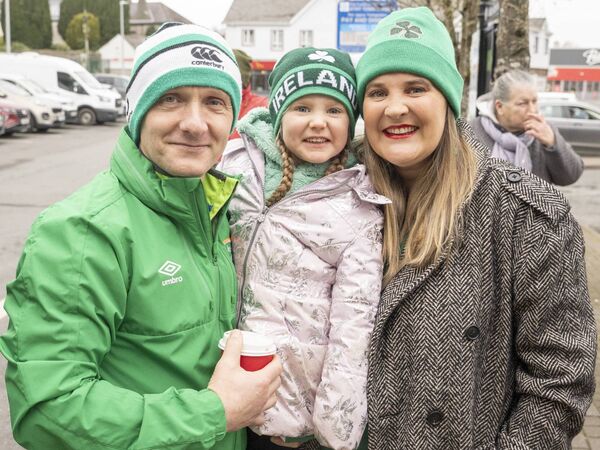 Billy, Caoimhe and Susan Stevenson