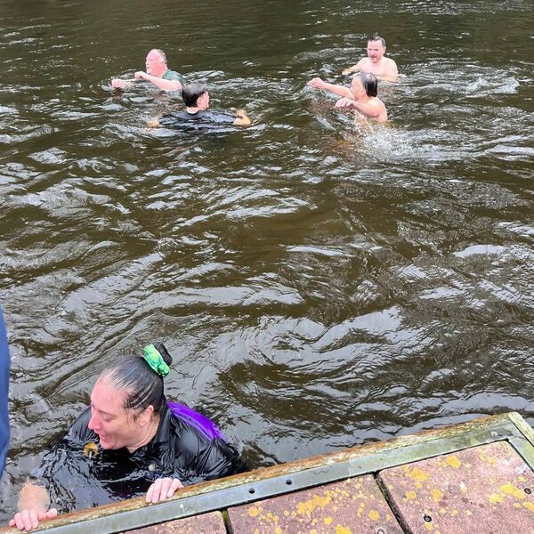 Oooohhh! That's bloody cold!