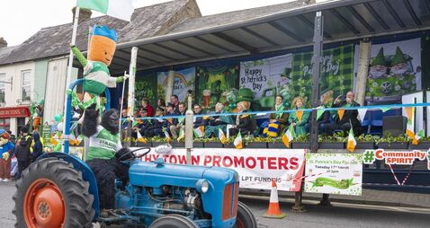 Athy’s Patrick's parade sees record numbers