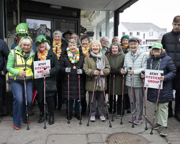 Patricia Berry with the Fitsticks group