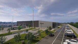 <p>The proposed new depot</p>