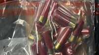 Man (30s) arrested after seizure of shotgun shells and drugs
