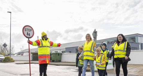 Park and Stride initiative helps decrease traffic near Kildare school 