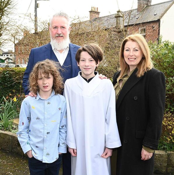 James Byrne and family 