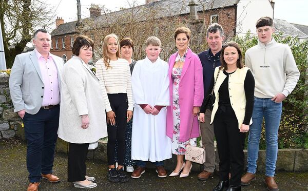 Tommy Mahon and family 
