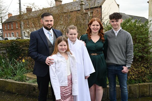 Lorcán Tracey and family