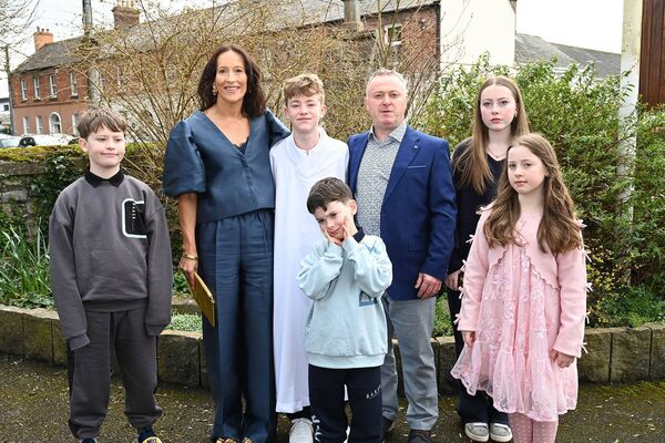 Colm Maher and family 