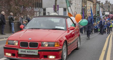 A Grand Marshall's view on the Athy St Patrick's Parade
