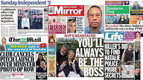 What the papers say: Sunday's front pages