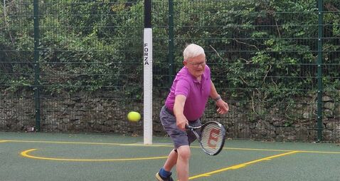 Kildare community celebrates reopening of tennis court