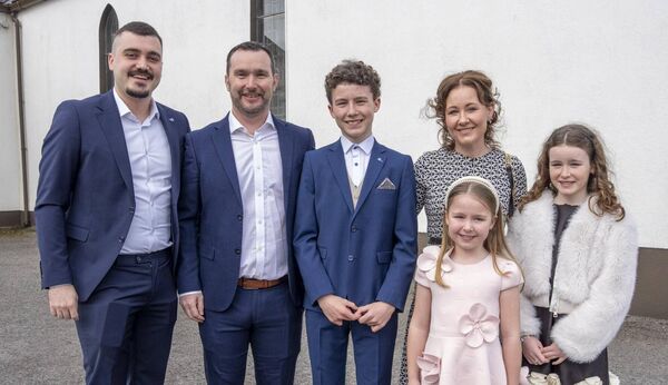 Sam Flood Kerrigan and family