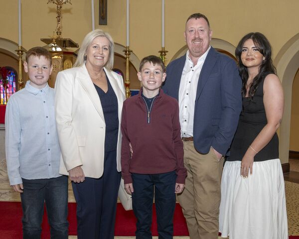 Darragh McDermott and family