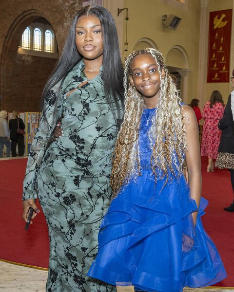 Trinity Onyekwere and family