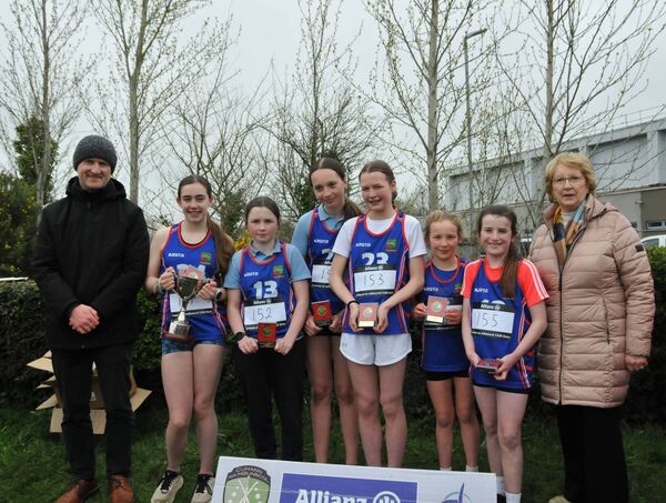 Ballysax NS win the Cumann na mBunscoil Cross Country Small Schools Race. All Photos: Martin Rowe. Ballysax NS win the Cumann na mBunscoil Cross Country Small Schools Race. All Photos: Martin Rowe.