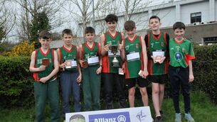 <p>The Milltown Team that won the Cumann na mBunscoil Boys A Intermediate Cross Country Race.</p>