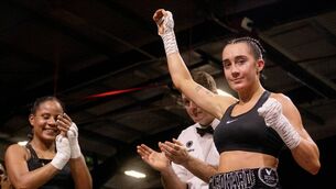 <p>Kelsey Leonard is out to make history this weekend in the National Stadium</p> <p>Kelsey Leonard is out to make history this weekend in the National Stadium</p>