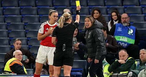 Chelsea boss Sonia Bompastor fumes at refereeing as Katie McCabe defends hair-pull incident